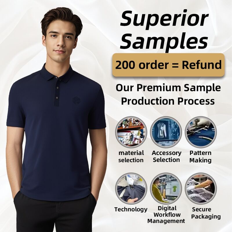 Νέο προϊόν Προσαρμοσμένο λογότυπο Προσαρμοσμένο για επιχειρηματίες Άνδρες Γκολφ ρούχα Polo μπλουζάκια βραχίονι