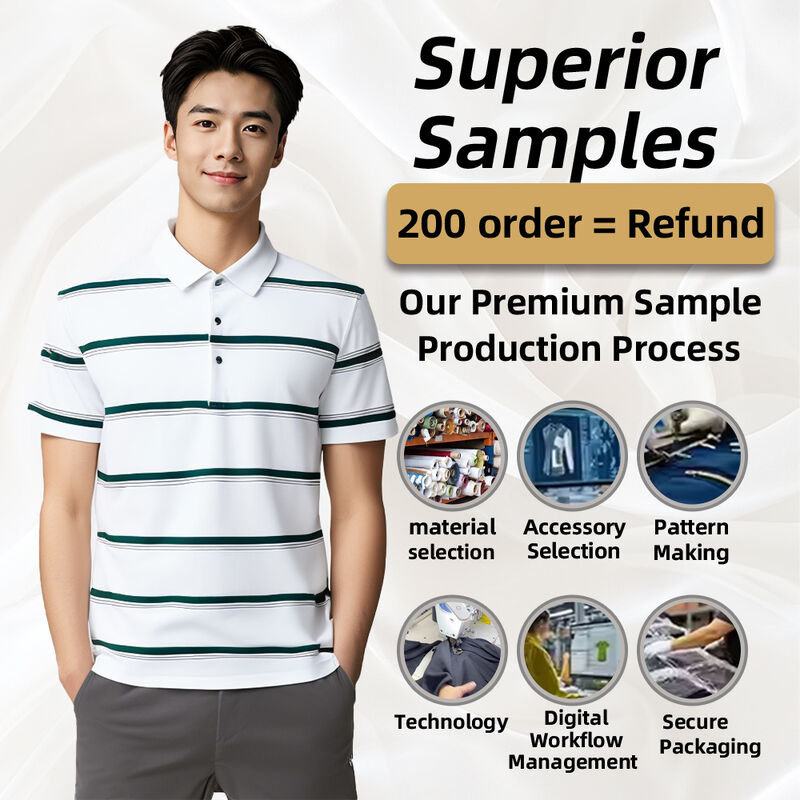 Γρήγορη αποστολή ριγέ oversized μπλουζάκι πόλο νέα τάση μόδας προσαρμοσμένα μπλουζάκια πόλο