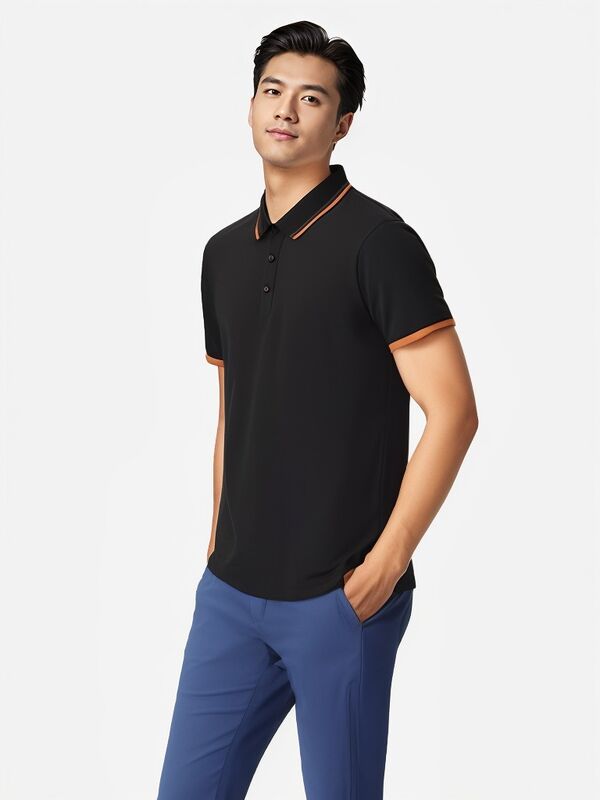 Προσαρμοσμένα μπλουζάκια πόλο με μεταξοτυπία, μπλουζάκι πόλο γκολφ ανδρικό, μπλουζάκι πόλο εταιρικής στολής