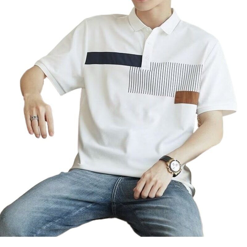 Προσαρμοσμένο λογότυπο Κοντά μανίκια Γκολφ για Polo Shirt Αναπνευστικό Γρήγορο ξηρό φτιαγμένο από βαμβάκι Σκληρό σχέδιο για ξηρό καλοκαίρι Γκολφ