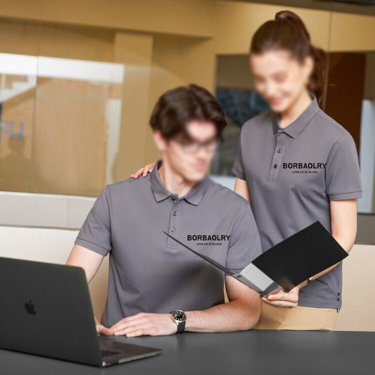 Προσαρμοσμένο Προσαρμοσμένο Βαμβάκι Άνδρες Polo Shirt Γραφείο Ενιαίο Σχεδιασμό Άδειο Polo T Shirt Βαμβάκι Honeycomb Polo Shirt